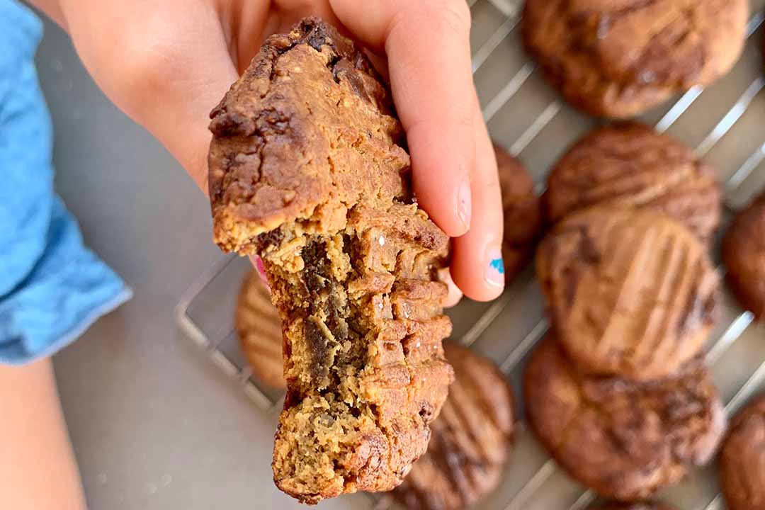 chickpea peanut dark chocolate cookie recipe