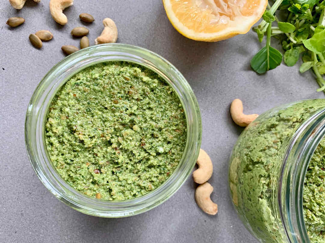 watercress-basil-pesto-jars